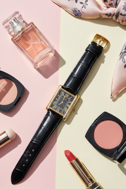 Cartier Classic Golden & Silver Case Watch