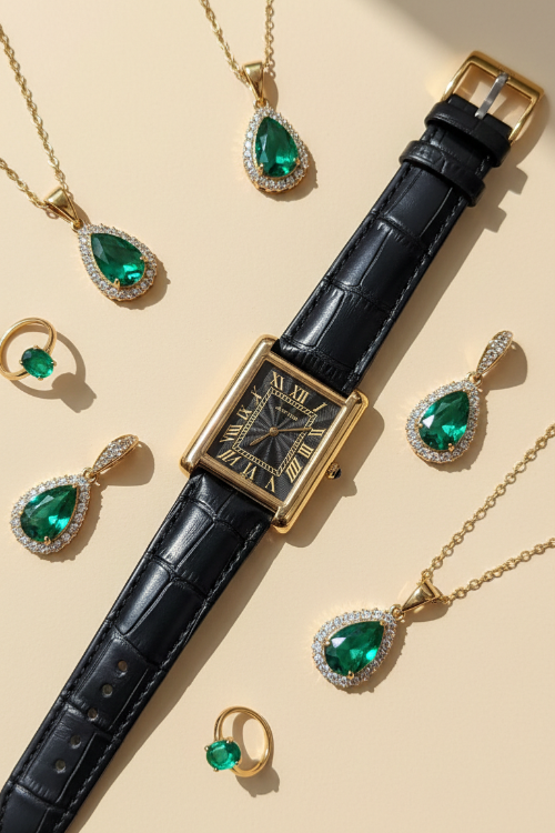 Cartier Classic Golden & Silver Case Watch