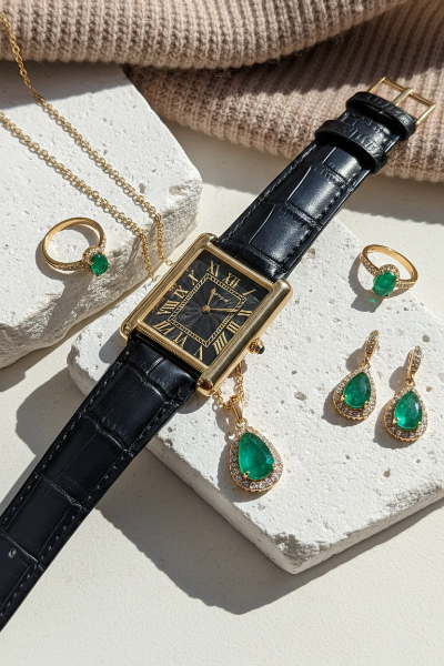 Cartier Classic Golden & Silver Case Watch