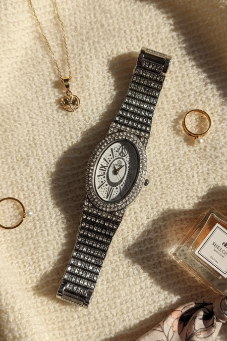 Camelot Crystal Watch | Oval Dial Bracelet Style