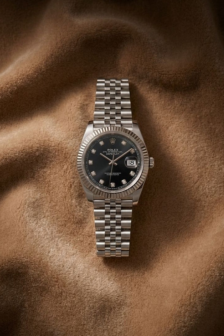 Rolex Women’s Watch | Elegant Stainless Steel.