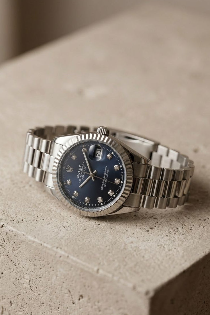 Rolex Women’s Watch | Elegant Stainless Steel.