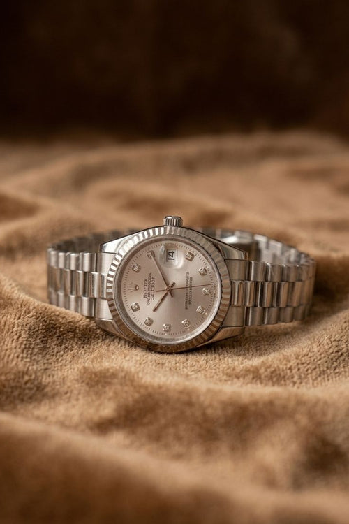 Rolex Women’s Watch | Elegant Stainless Steel.