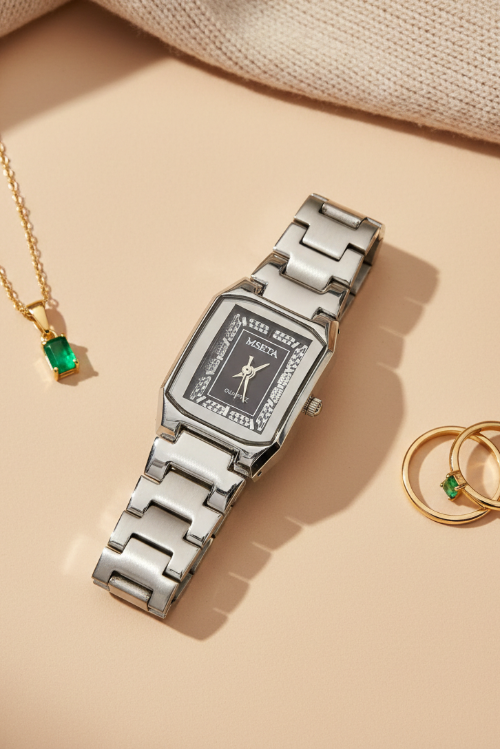 Emerald Luxe Watch | Timeless Elegance
